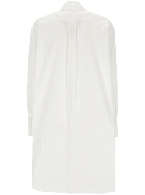 Abito camicia in tessuto bianco Simone Rocha | 5272B1025WHITE/PEARL